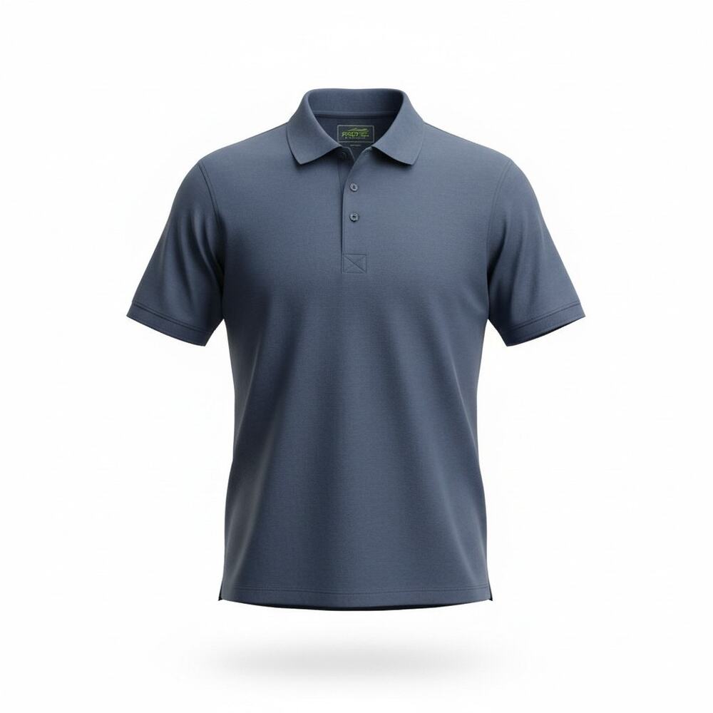Propel Men's Large Navy Blue Short Sleeve Polo Shirt
